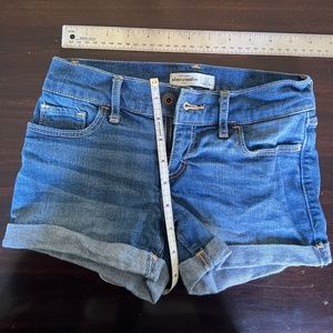 Abercrombie med denim short girls sz12